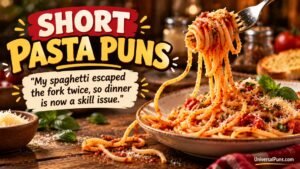 Short Pasta Puns and One-Liners