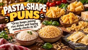 Pasta-Shape Puns and Noodle Wordplay