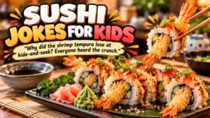 Sushi Jokes for Kids and Family