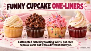 Funny Cupcake One-Liners