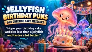 Jellyfish Birthday Puns and Greeting Card Messages