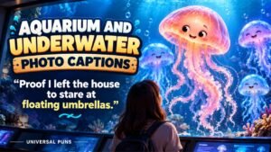 Aquarium and Underwater Photo Captions