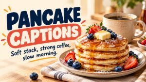 Pancake Captions for Instagram and Brunch Photos