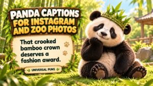 Panda Captions for Instagram and Zoo Photos