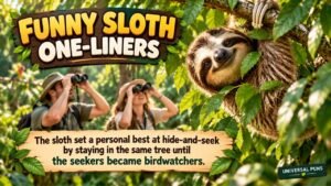 Funny Sloth One-Liners