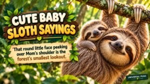 Cute Baby Sloth Sayings