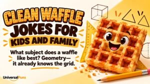 Clean Waffle Jokes for Kids and Family