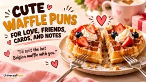 Cute Waffle Puns for Love, Friends, Cards, and Notes