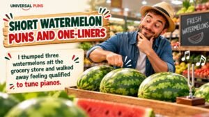 Short Watermelon Puns and One-Liners