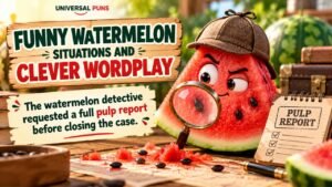 Funny Watermelon Situations and Clever Wordplay